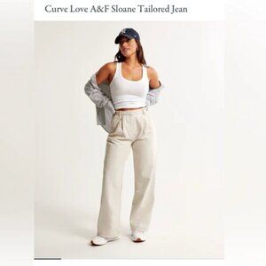 Abercrombie & Fitch Curve Love A&F Sloane Tailored Jean Size 00